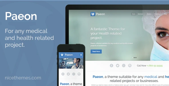 Paeon – Medical WordPress Theme